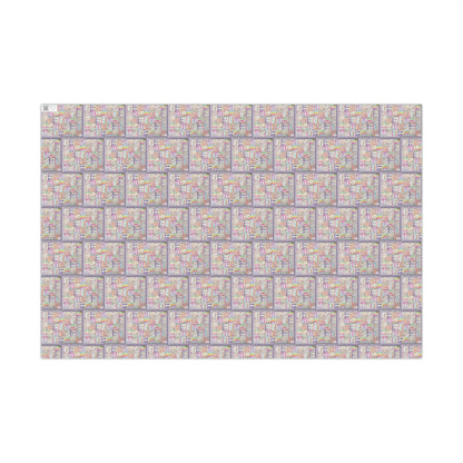 Gift Wrap Papers - "Psychedelic Calendar Seeped(tm)" - Small Square - Three Sizes