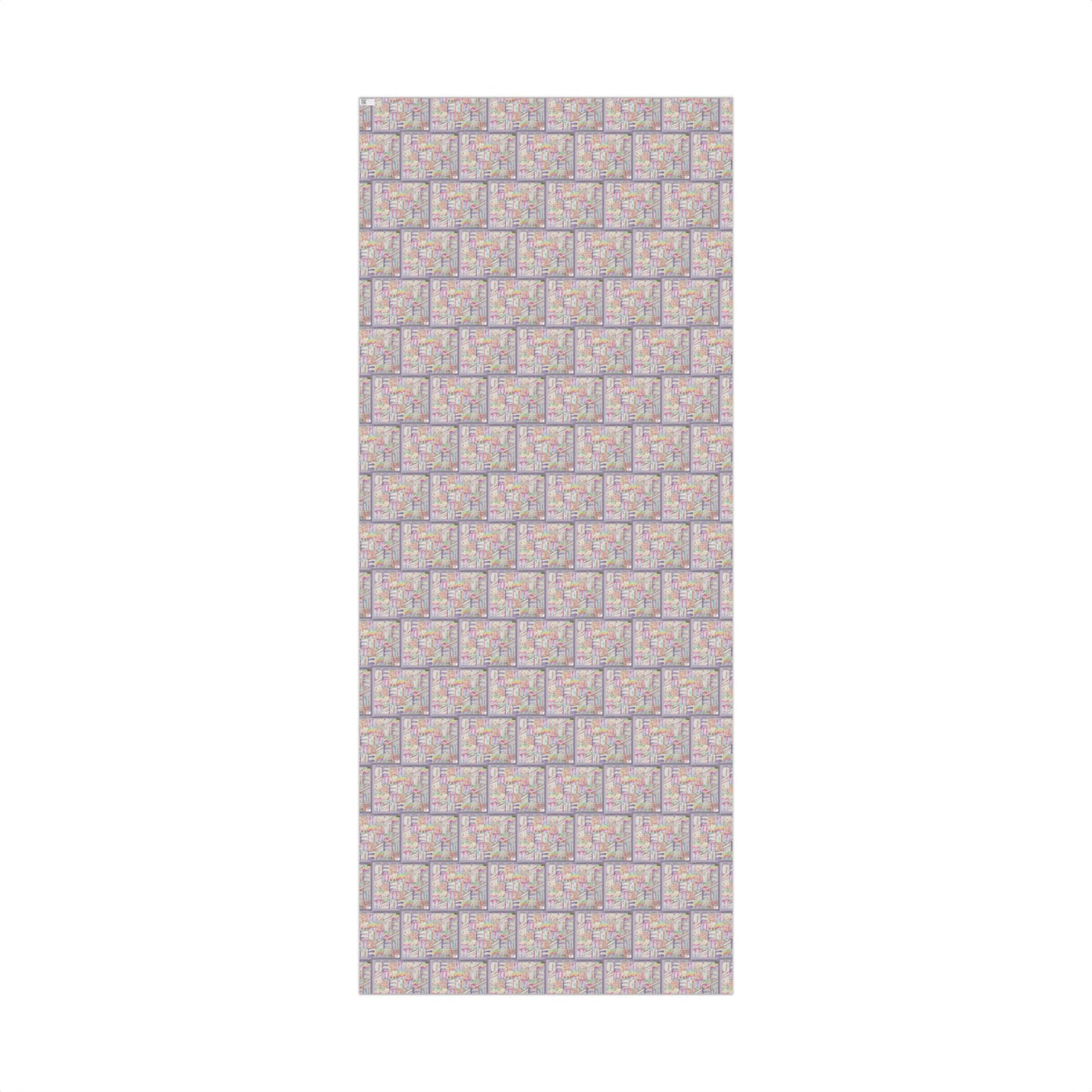 Gift Wrap Papers - "Psychedelic Calendar Seeped(tm)" - Small Square - Three Sizes