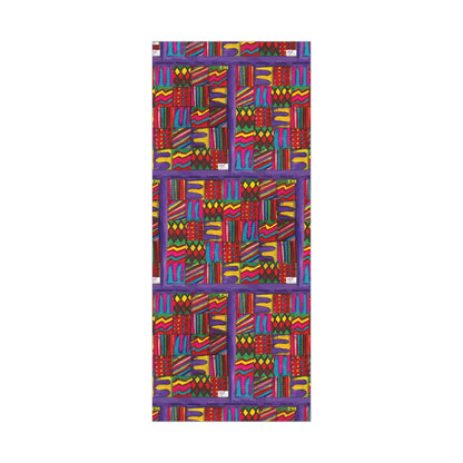 Gift Wrap Papers - "Psychedelic Calendar Vibrant(tm)" - Large Square - Three Sizes