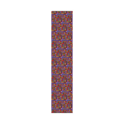 Gift Wrap Papers - "Psychedelic Calendar Vibrant(tm)" - Medium Square - Three Sizes