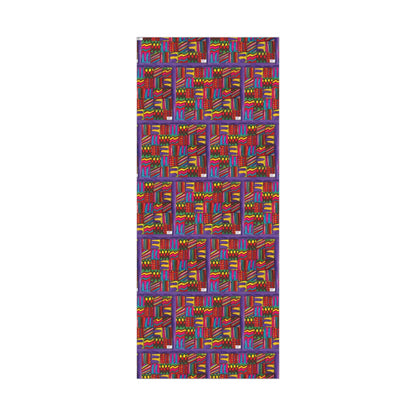 Gift Wrap Papers - "Psychedelic Calendar Vibrant(tm)" - Medium Square - Three Sizes