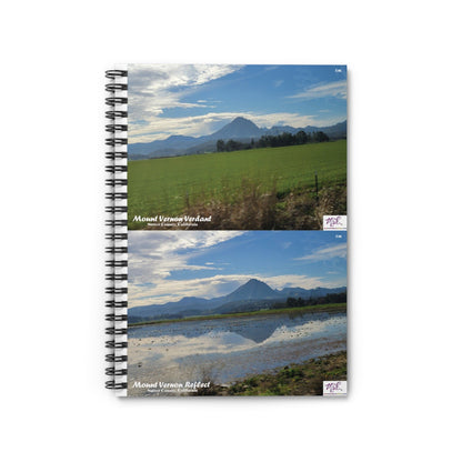 Spiral Notebook- Mount Vernon Verdant and Mount Vernon Reflect - Stacked Postcards