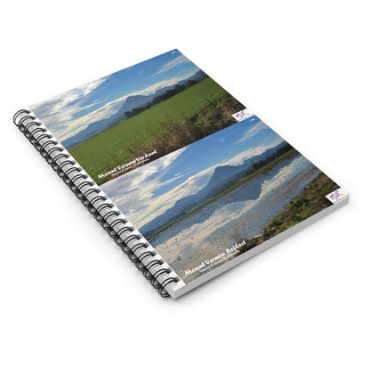 Spiral Notebook- Mount Vernon Verdant and Mount Vernon Reflect - Stacked Postcards
