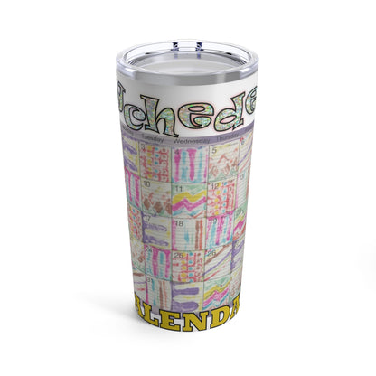 Tumbler 20oz:  "Psychedelic Calendar(tm)" - Seeped