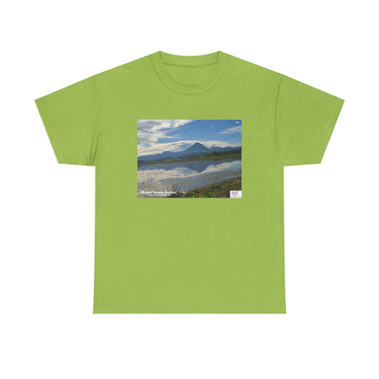 Heavy Cotton Tee:  "Mount Vernon Reflect(tm)" - Blank Sleeves