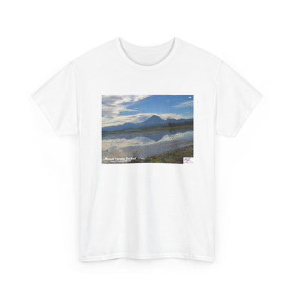 Heavy Cotton Tee:  "Mount Vernon Reflect(tm)" - Blank Sleeves