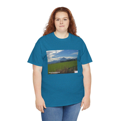 Unisex Heavy Cotton Tee:  "Mount Vernon Verdant(tm)" - Blank Sleeves