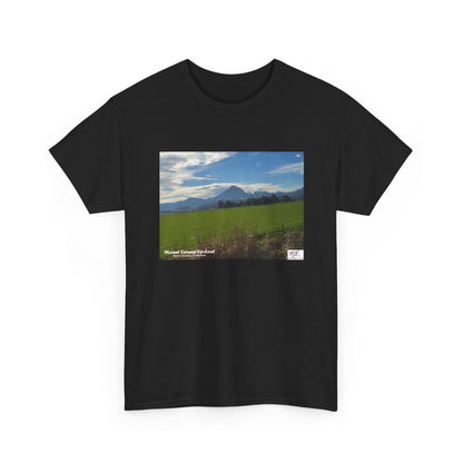Unisex Heavy Cotton Tee:  "Mount Vernon Verdant(tm)" - Blank Sleeves