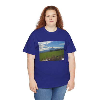 Unisex Heavy Cotton Tee:  "Mount Vernon Verdant(tm)" - Blank Sleeves