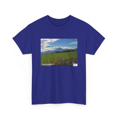 Unisex Heavy Cotton Tee:  "Mount Vernon Verdant(tm)" - Blank Sleeves
