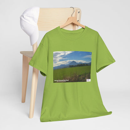Unisex Heavy Cotton Tee:  "Mount Vernon Verdant(tm)" - Blank Sleeves