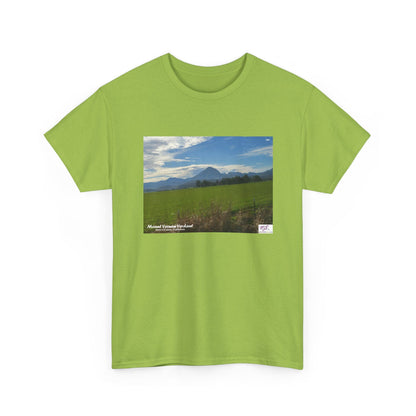 Unisex Heavy Cotton Tee:  "Mount Vernon Verdant(tm)" - Blank Sleeves