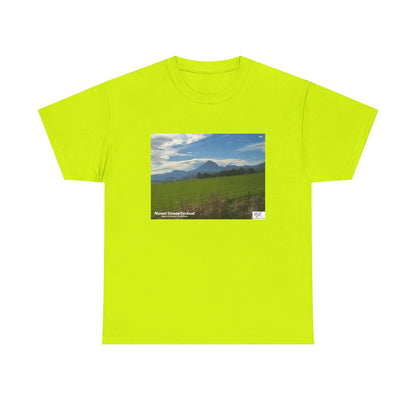 Unisex Heavy Cotton Tee:  "Mount Vernon Verdant(tm)" - Blank Sleeves