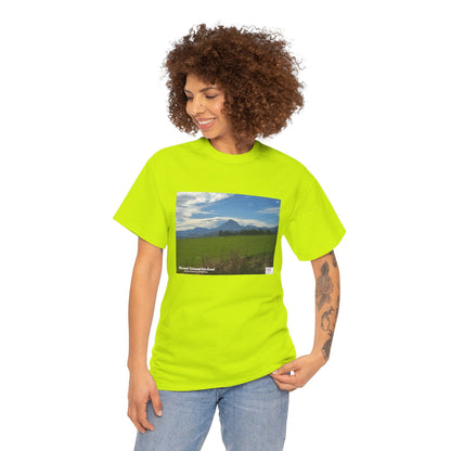Unisex Heavy Cotton Tee:  "Mount Vernon Verdant(tm)" - Blank Sleeves