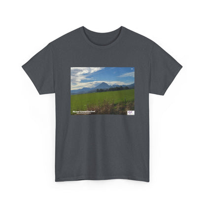 Unisex Heavy Cotton Tee:  "Mount Vernon Verdant(tm)" - Blank Sleeves