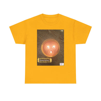 Unisex Heavy Cotton Tee: Shocked Monkey(tm) - Seven Colors