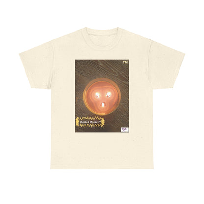 Unisex Heavy Cotton Tee: Shocked Monkey(tm) - Seven Colors