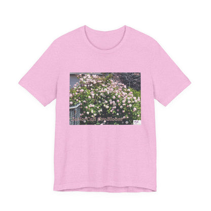 Unisex Jersey Short Sleeve Tee: "SoNorCali(tm) OroBloom(tm)"