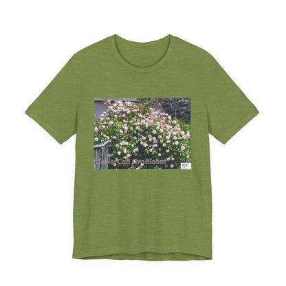 Unisex Jersey Short Sleeve Tee: "SoNorCali(tm) OroBloom(tm)"