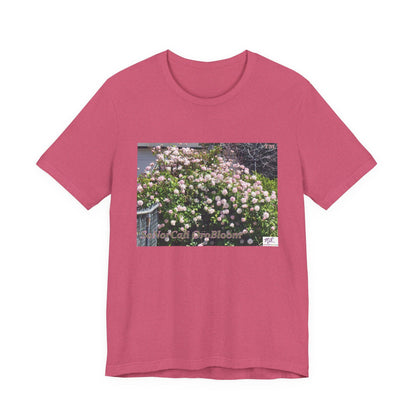 Unisex Jersey Short Sleeve Tee: "SoNorCali(tm) OroBloom(tm)"