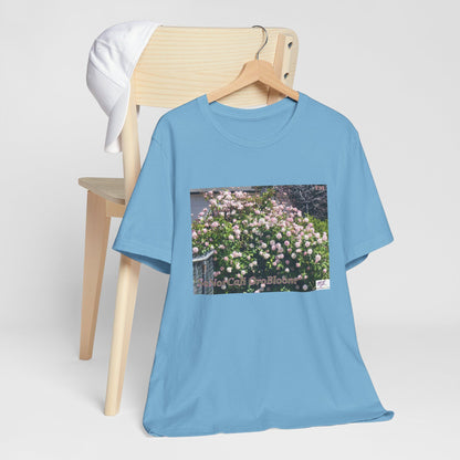 Unisex Jersey Short Sleeve Tee: "SoNorCali(tm) OroBloom(tm)"