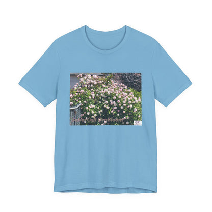 Unisex Jersey Short Sleeve Tee: "SoNorCali(tm) OroBloom(tm)"